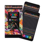 L&aacute;pices De Colores Posca 24 Unidades, N&uacute;cleo Blando