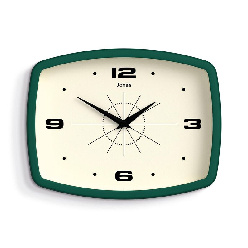 Reloj De Pared Jones Clocks&reg; Movie Retro 25,5 X... image number null