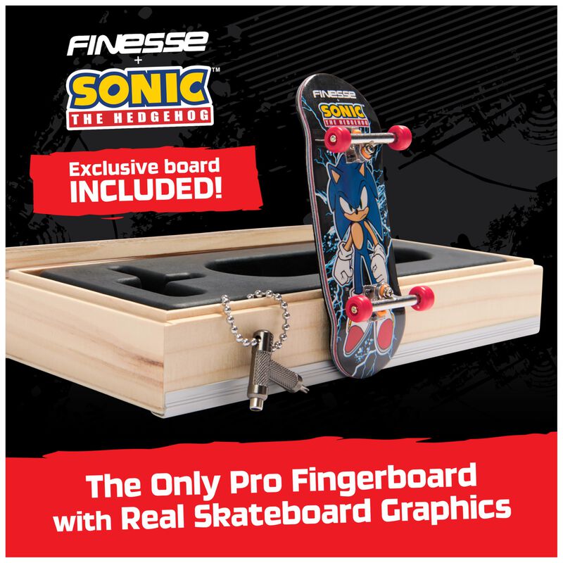 Finger Board Tech Deck Finesse X Sonic The Hedg... image number null
