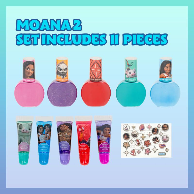 Set De Maquillaje Cosm&eacute;tico Townley Girl Moana ... image number null