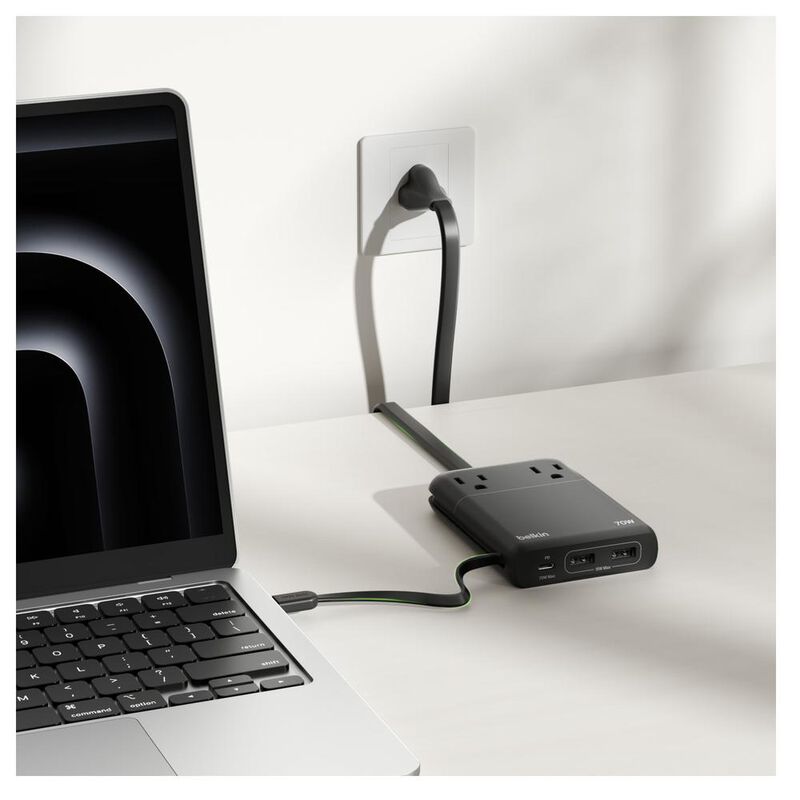 Belkin Cargador 70w Dual Usb-c Usb-a Negro image number null