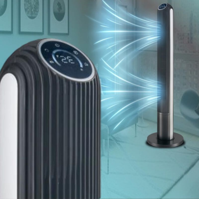 Ventilador Home Ambient Romo De Torre 46'' Negr... image number null