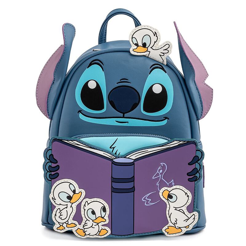 Mochila Loungefly Lilo & Stitch Story Time Blue... image number null