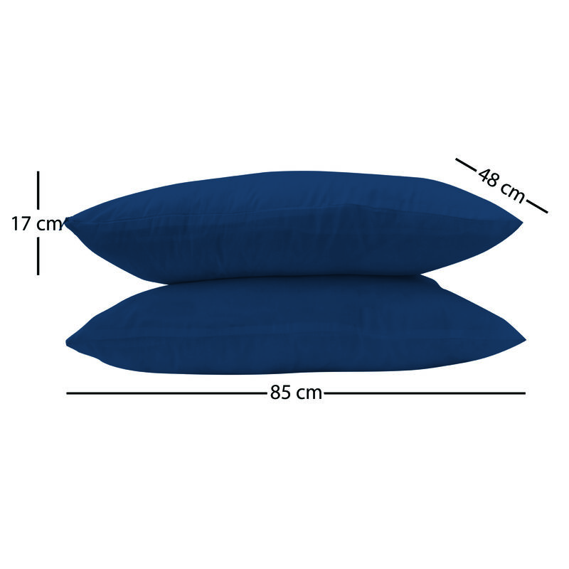 Almohada Tacto Seda con Cierre 2 Piezas image number null