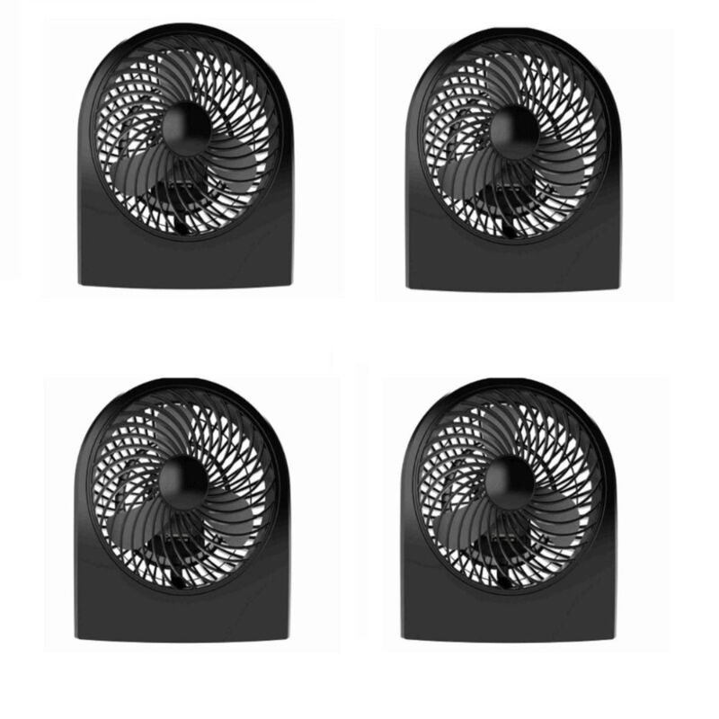 Combo 4 Ventiladores De Escritorio O Piso Plast... image number null