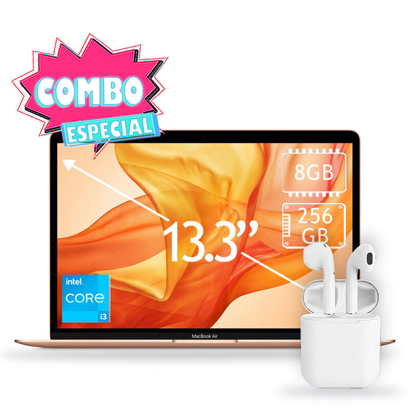 Combo Laptop Apple Macbook Air 2020 Core I3 256... image number null