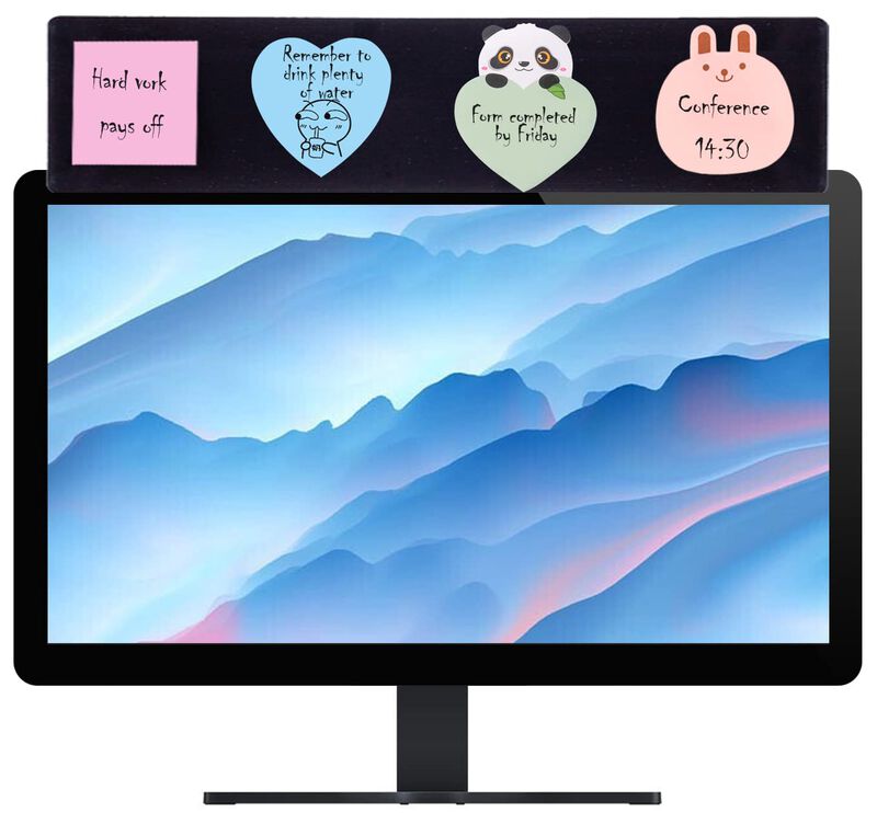 Tablero De Notas Yocoolfun 45 cm Negro Para Mon... image number null