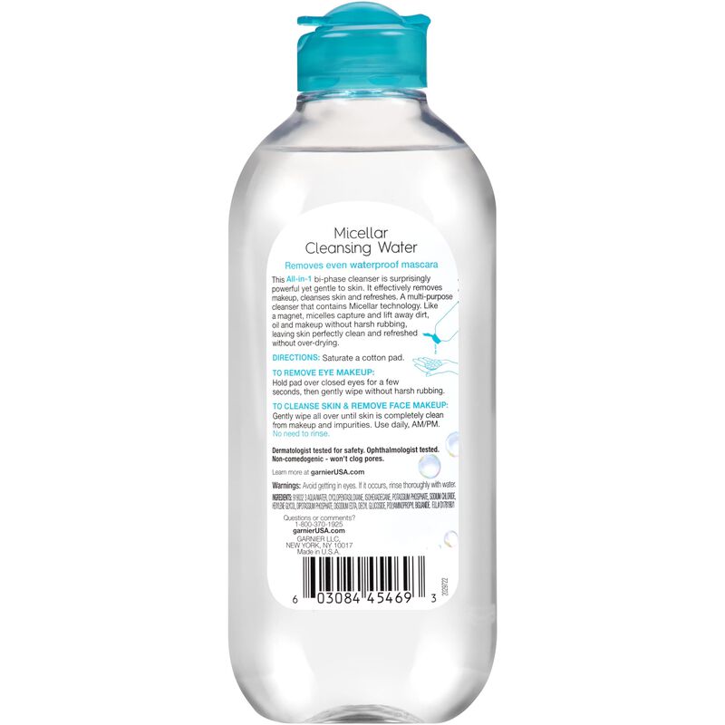 Agua Micelar Garnier Skinactive Waterproof 400 ... image number null
