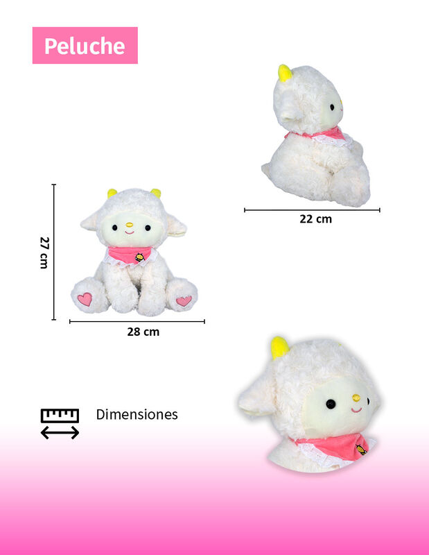 Peluche Suave De Borrego / Borreguito Con Baber... image number null