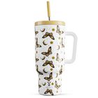 Vaso T&eacute;rmico Meoky 1200 ml Con Asa Y Sorbete Winglet