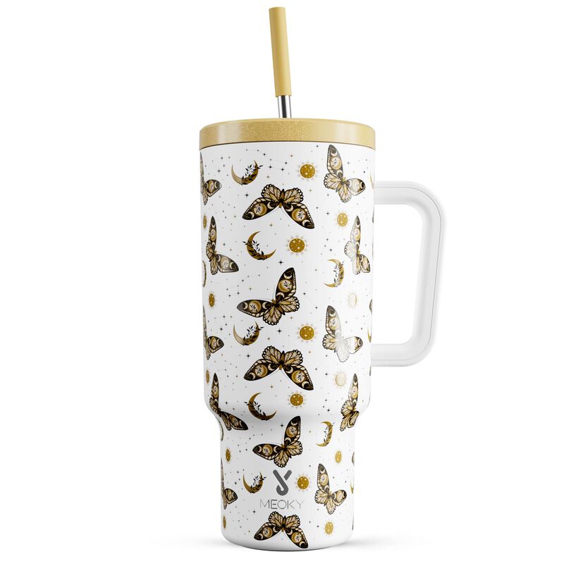 Vaso T&eacute;rmico Meoky 1200 ml Con Asa Y Sorbete Wi... image number null