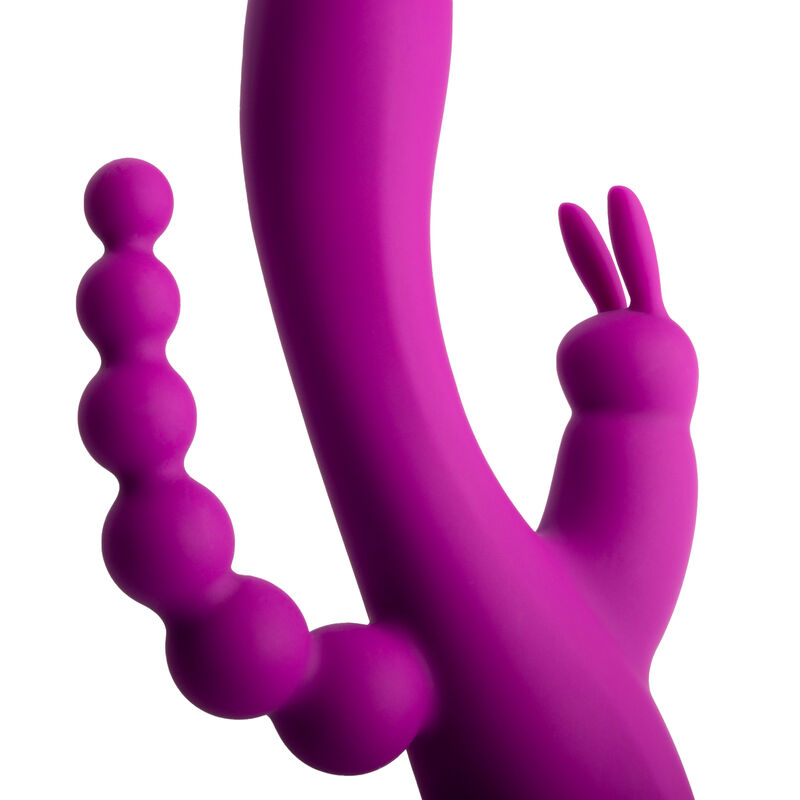 DILDO CON FRECUENCIA DE VIBRACI&Oacute;N DE CONEJITO M... image number null
