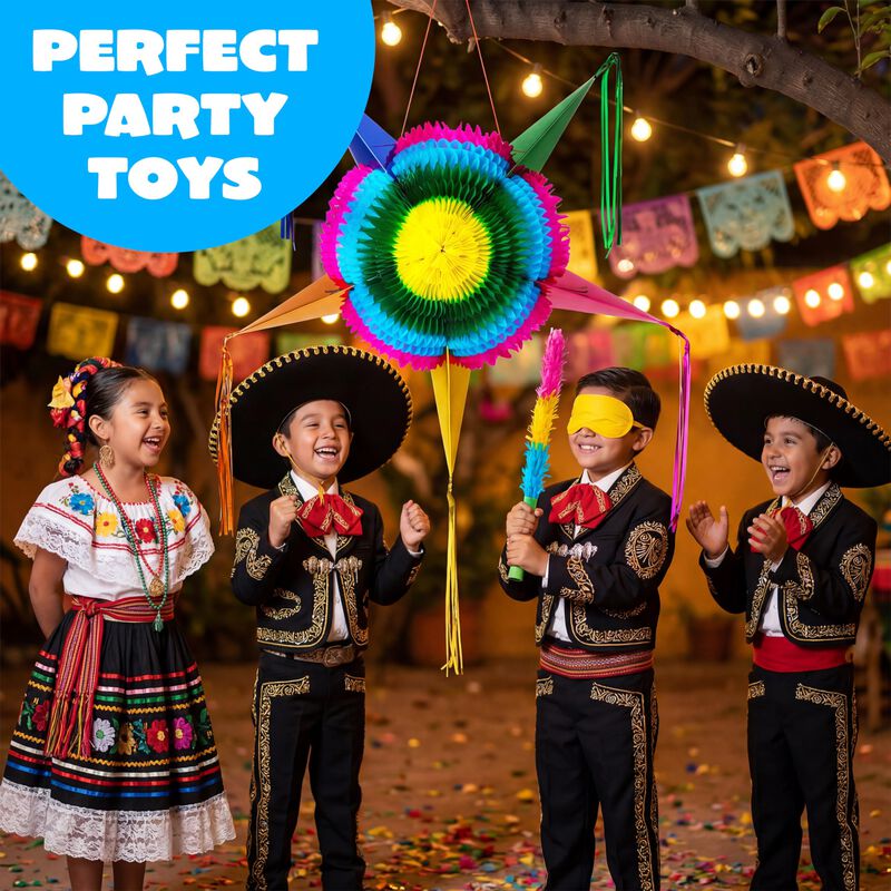 Pi&ntilde;ata Joyin 80 cm Plegable Con Estrella &ndash; Deco... image number null