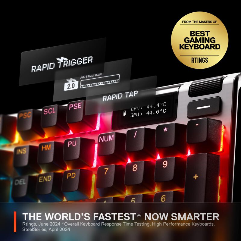 Teclado SteelSeries Apex Pro Gen 3 OmniPoint 3.... image number null