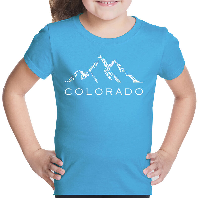 Camiseta Word Art Para Ni&ntilde;a - Pueblos de Ski de... image number null
