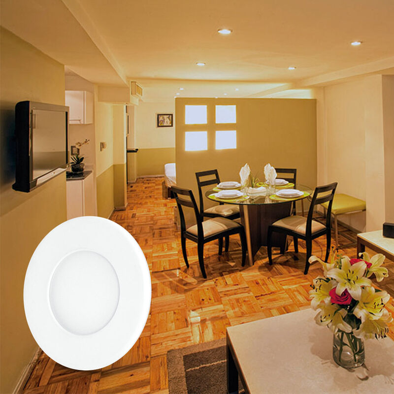 Pack de 6luminarios LED Aksi 6W Empotrable Circ... image number null