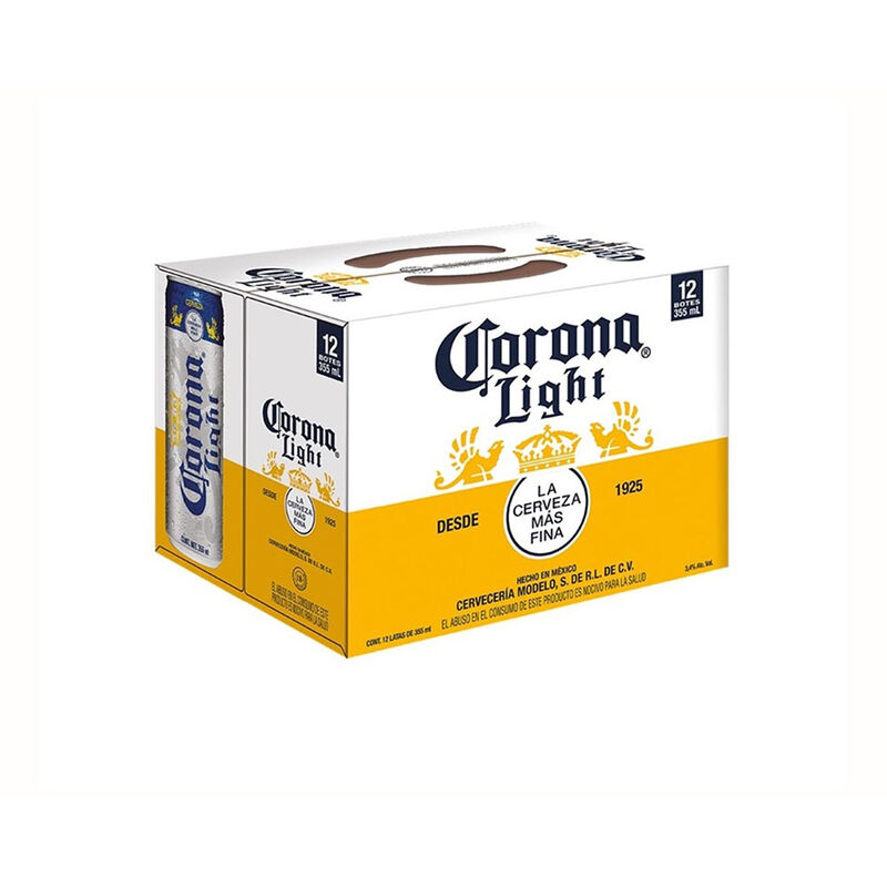 CORONA LIGHT12 PACK LATA355 ML image number null