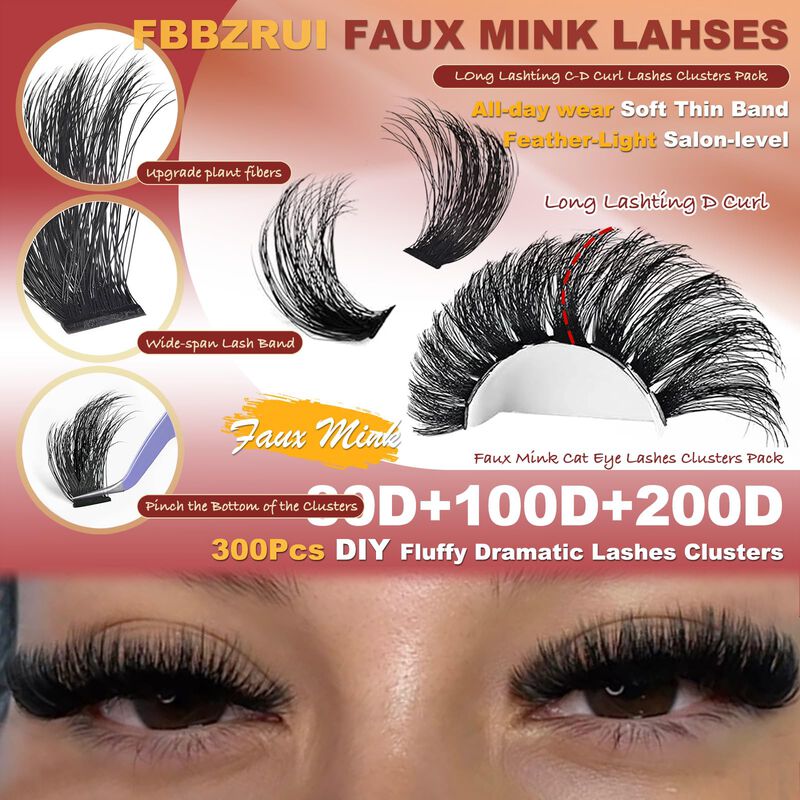 Clusters De Pesta&ntilde;as Fubbzrui D Curl 12-22 Mm V... image number null