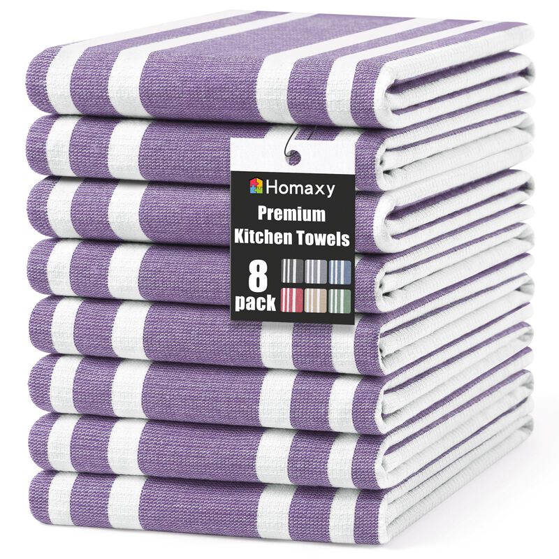 Toallas De Cocina Homaxy Pack de 8 45x71 cm Ray... image number null