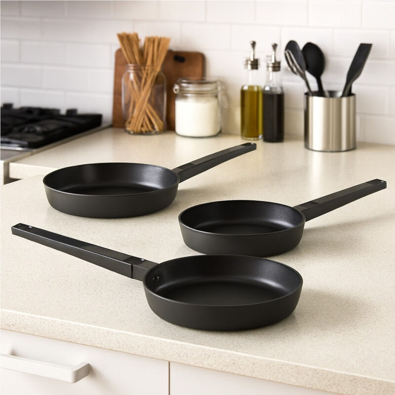 COMBO de 3 Sartenes Antiadherentes Hudson Daily... image number null