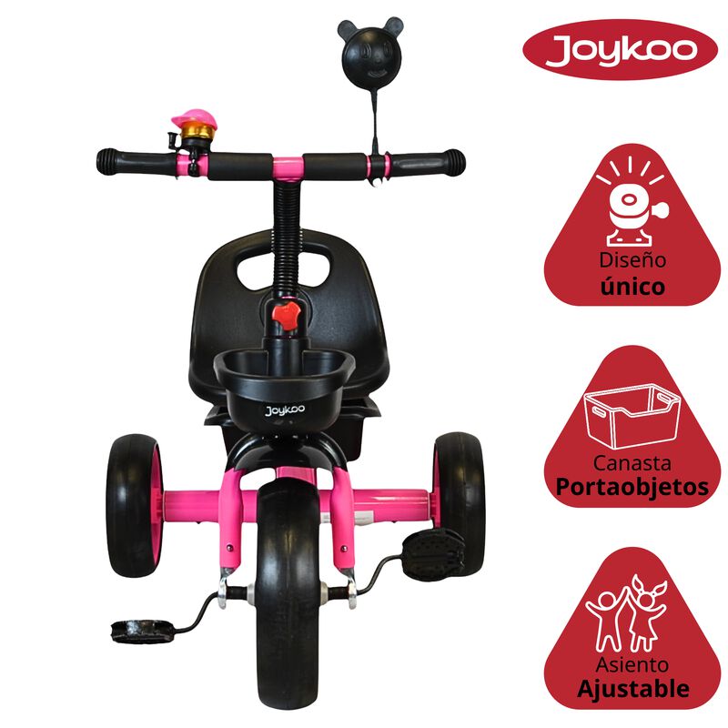 Triciclo para Niños con Timbre y Espejo Ruedas ... image number null