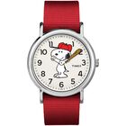 Reloj Timex Weekender Tw2r41400 Peanuts Snoopy, 38 Mm, Unisex