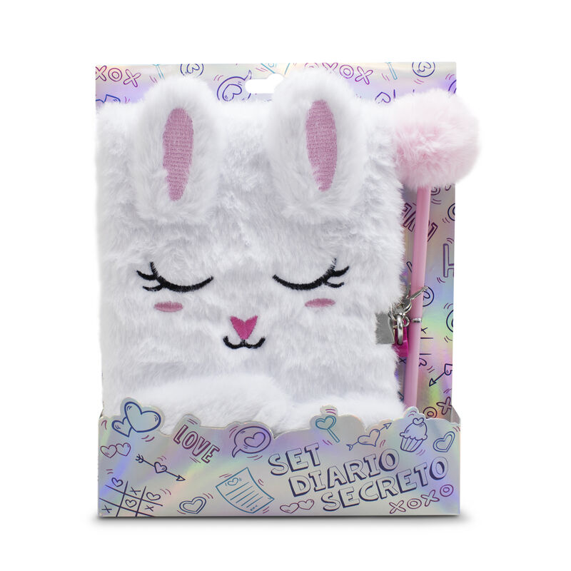 Set Diario Secreto Conejo de Peluche con Candad... image number null
