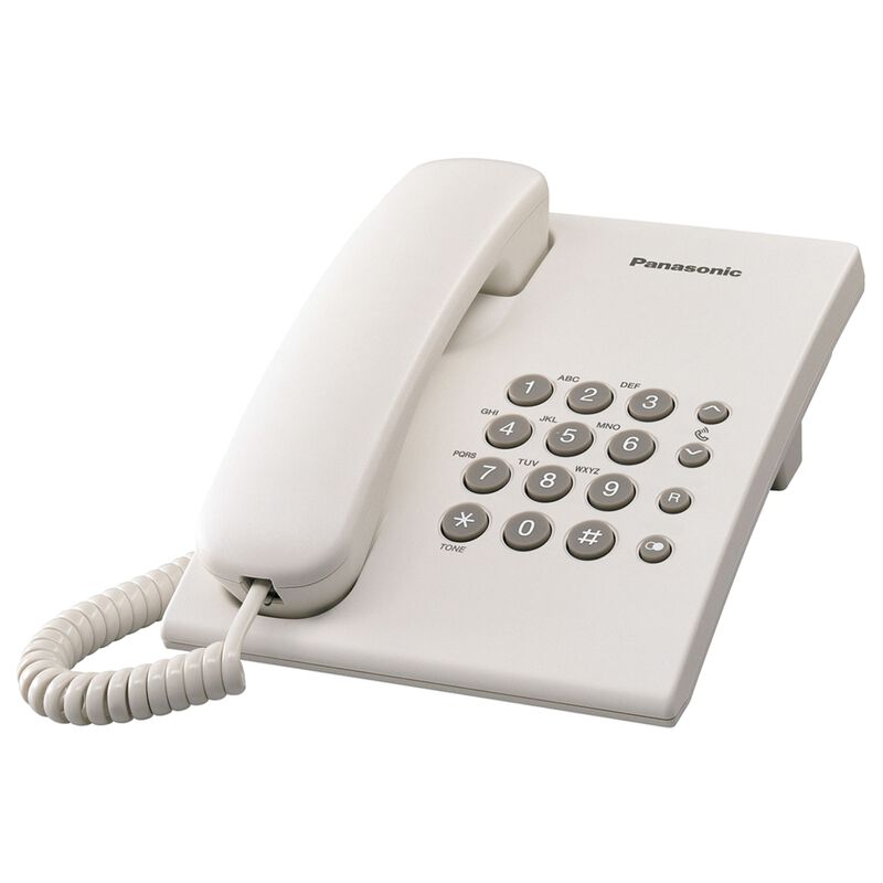 Tel&eacute;fono B&aacute;sico Al&aacute;mbrico Panasonic KX-TS500MEW... image number null