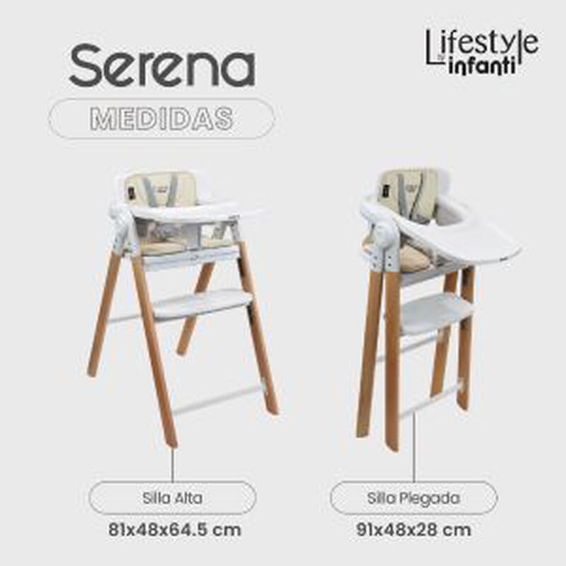 Silla Alta Periquera 2 En 1 Plegable Con Arnes ... image number null