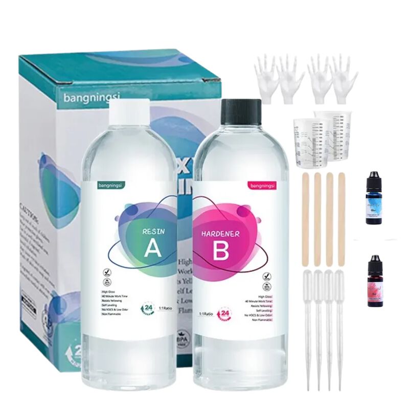 Resina Ep&oacute;xica Alta Transparencia 946 Ml 1:1 Di... image number null