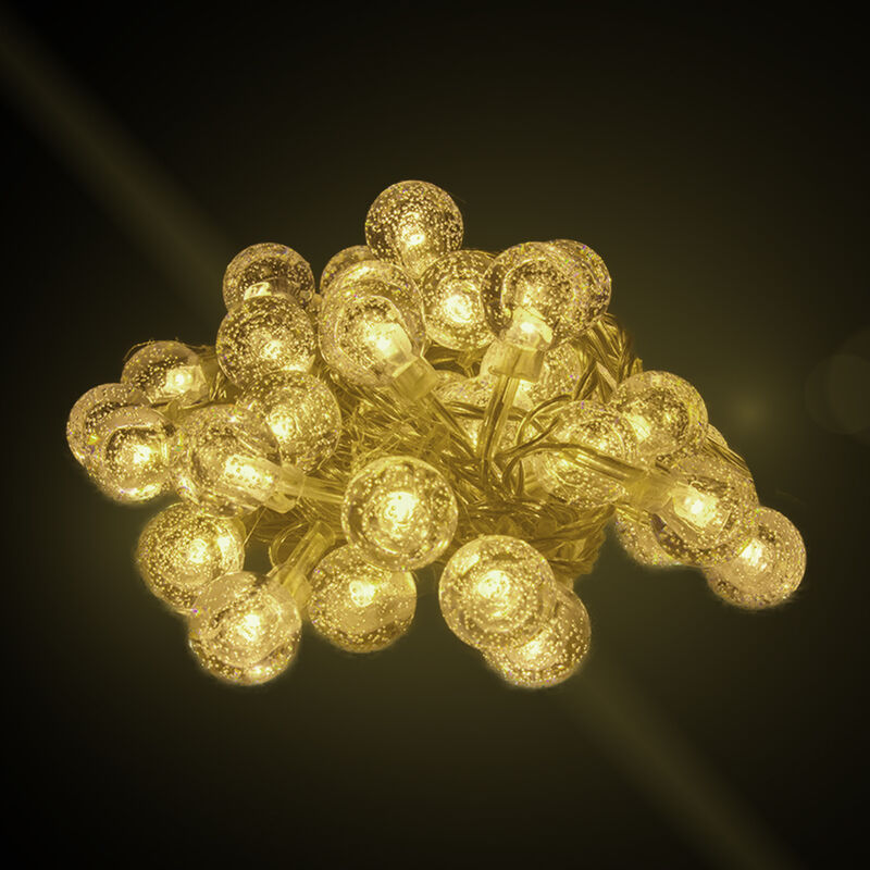 Serie tipo Esfera Luces LED C&aacute;lida 40 focos cab... image number null