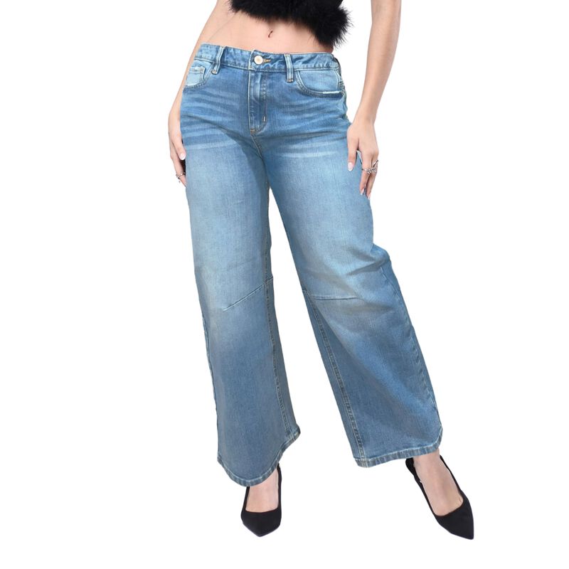 Jeans pierna Recta Savi Jeans Azul Claro Tiro M... image number null