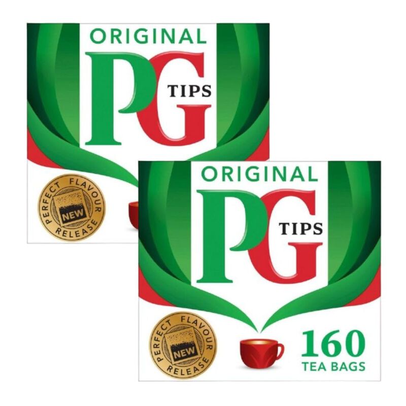 Cajas De 160 Sobres De T&eacute; Pg Tips (paquete De 2... image number null