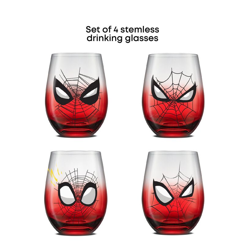 Vasos De Vidrio Joyjolt 532 ml, Juego De 4 Spid... image number null