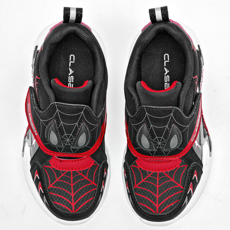 Clasben Tenis urbano para ni&ntilde;o. Negro rojo image number null