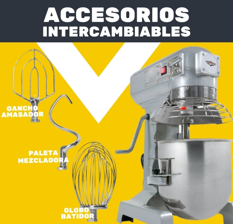 Batidora Industrial 20lt Planetaria Pedestal 75... image number null