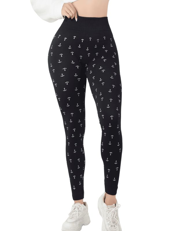 Leggins De Mujer Mallones Dama LIC-0200 Negro M... image number null