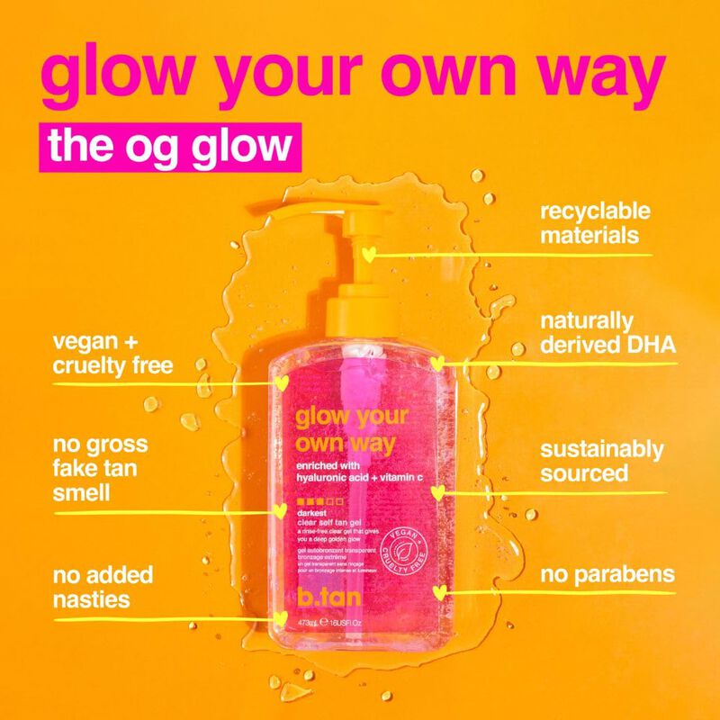 Gel Autobronceador B.tan Best Clear Glow Your O... image number null
