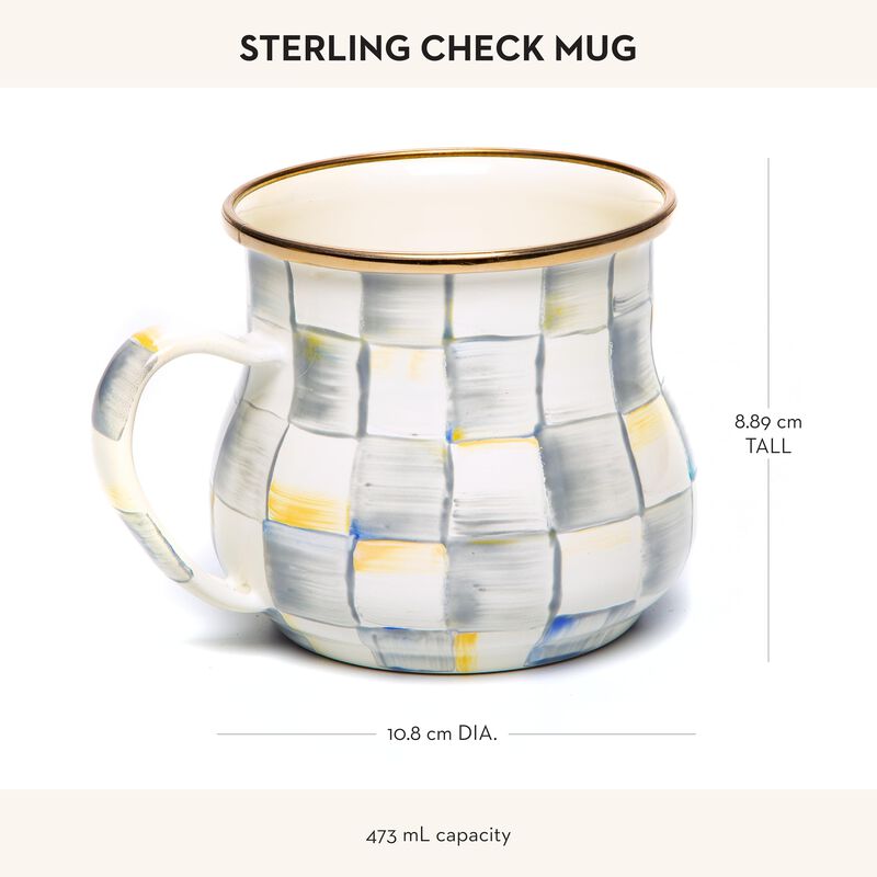 Taza De Esmalte Mackenzie-childs 473 ml, Juego ... image number null