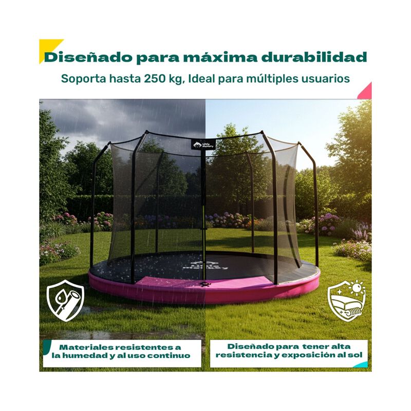 Trampolin 10ft 3m Brincolin Seguridad Empotrado... image number null