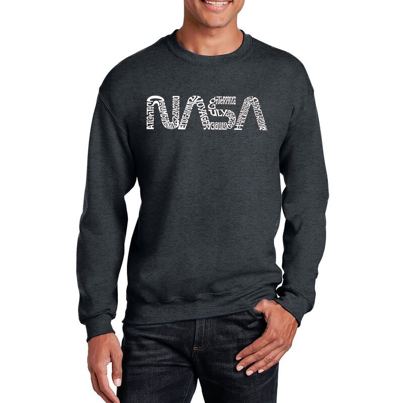 Sudadera De Cuello Redondo Word Art Para Hombre... image number null