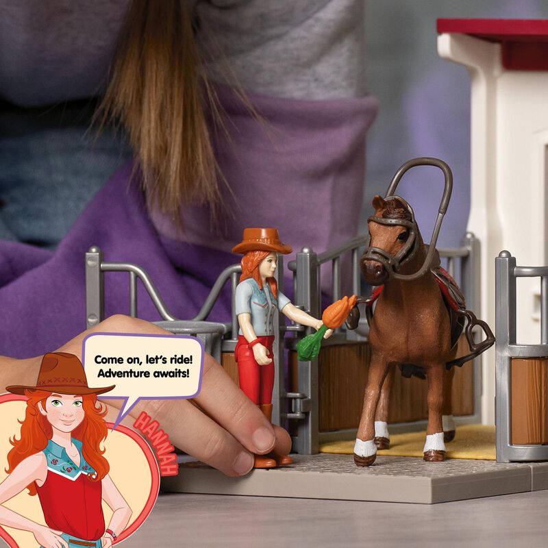 Toy Schleich Horse Club Hannah Y Cayenne Con Ji... image number null