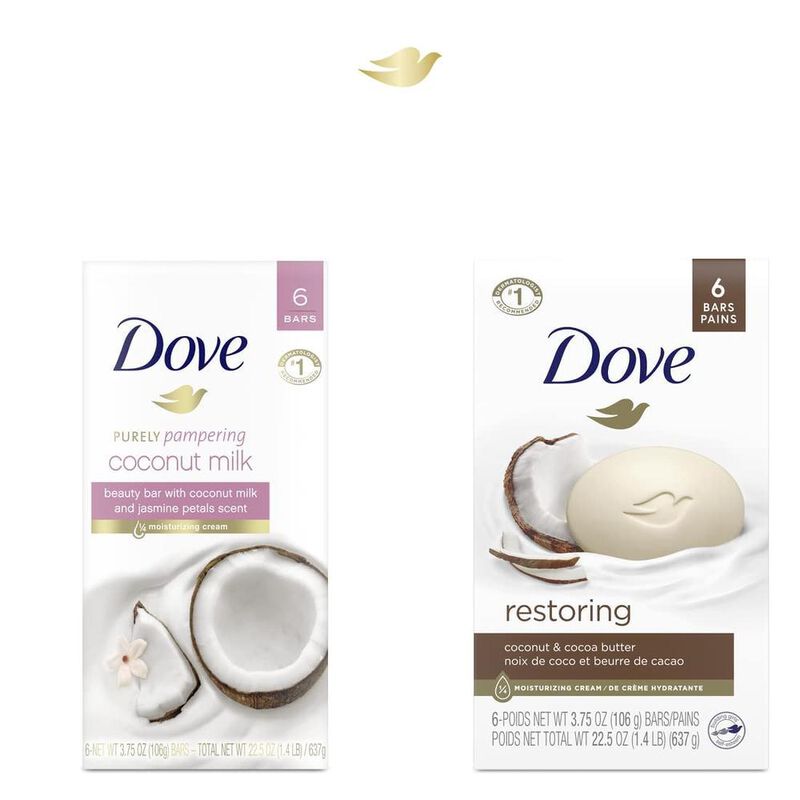 Dove Purely Pampering barra de belleza, Coconut... image number null