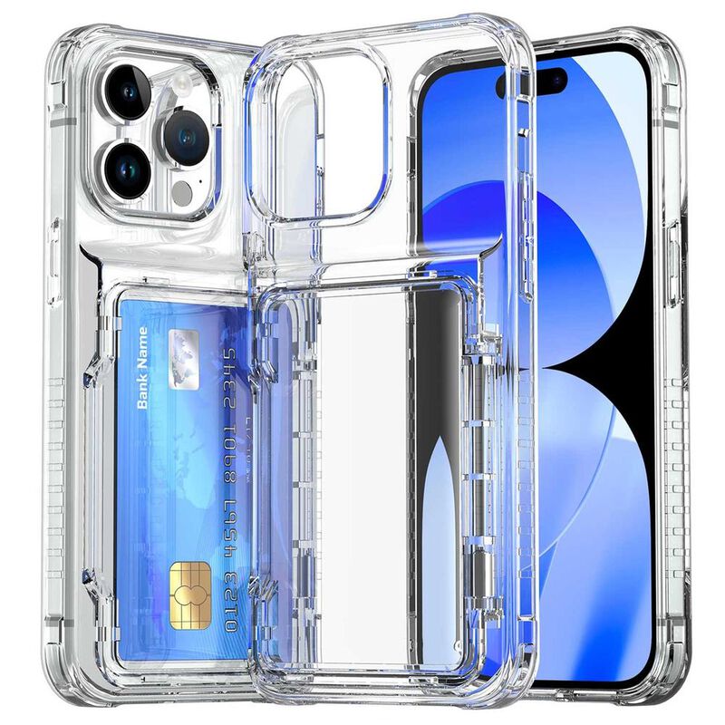 Funda TEKKU TPU Tarjetero para iPhone 15 PRO MA... image number null