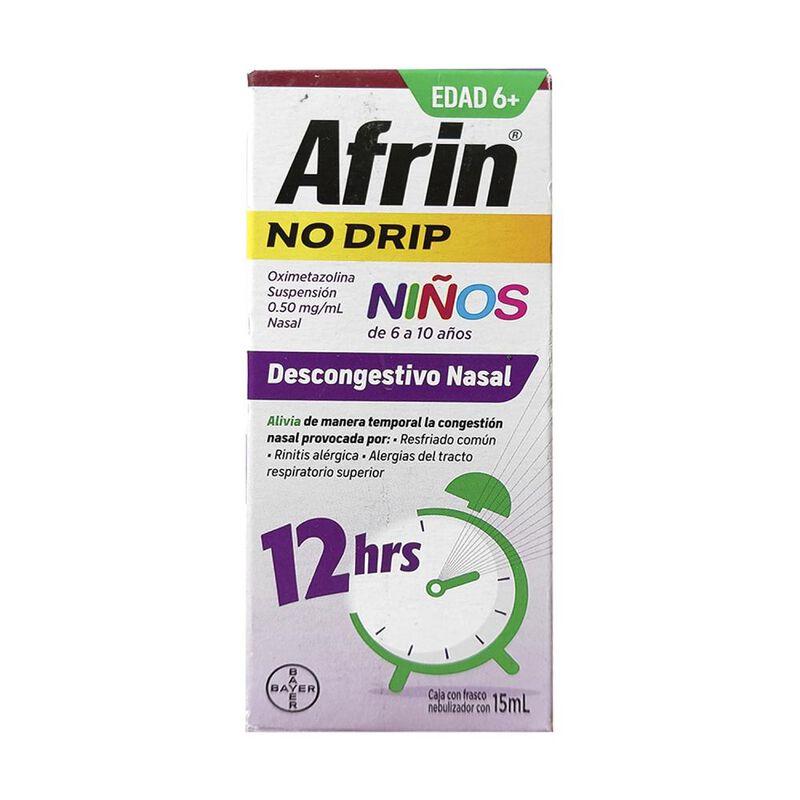 Afrin No Drip Infantil .50mg 15ml image number null