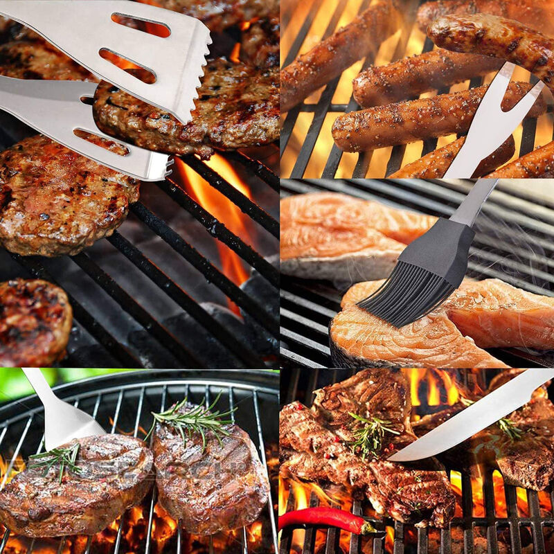 Juego de Utensilios de Asador de Acero Inox mod... image number null