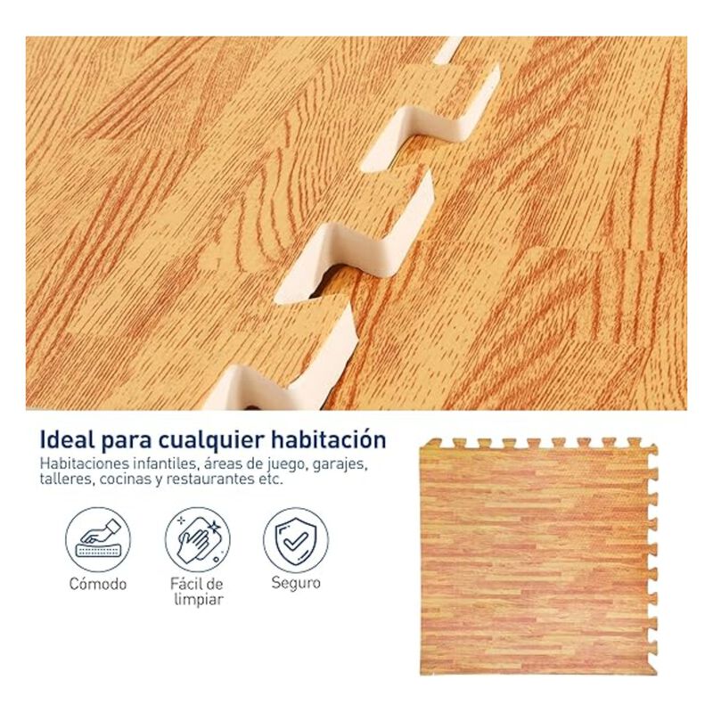 Tapete EVA 4 piezas Bluelander image number null