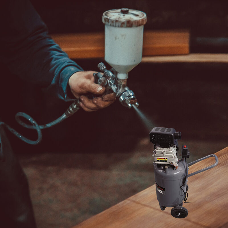 Compresor de Aire Aksi 50 lts 4 HP 2985W 120V I... image number null