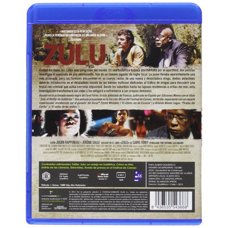 ZULU (BLU-RAY) image number null