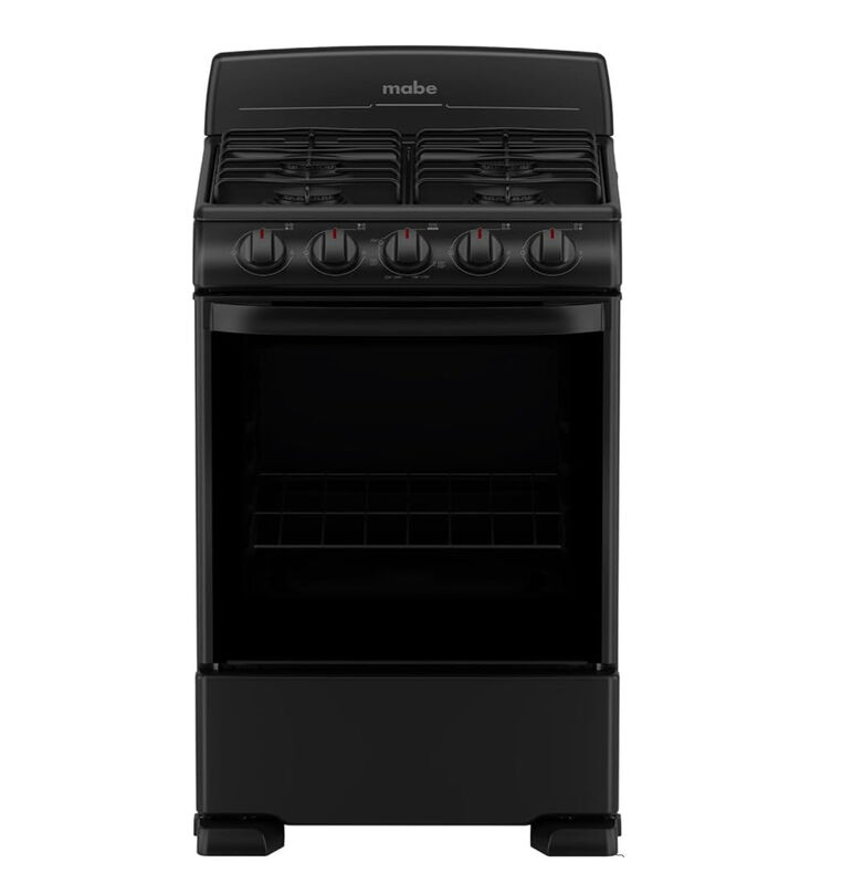 Estufa 20" Mabe Em5022Bapn1  4 Quem E/Manual Ne... image number null